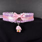 Pink Bunny Choker