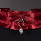 Burgundy Valentine's Choker