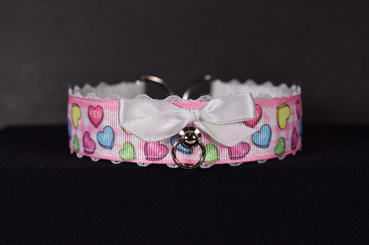 Candy Hearts Valentine's Choker