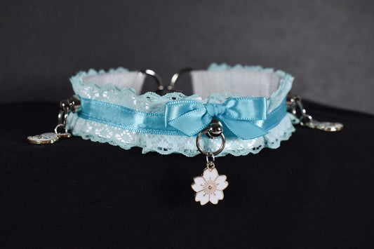 Spring Blue Bunny Choker