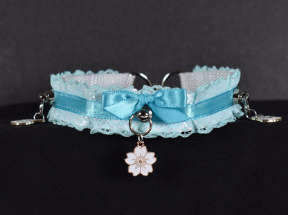 Spring Blue Bunny Choker