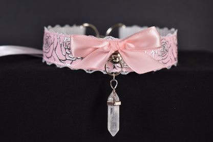 Pink Roses Choker