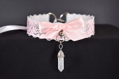 Pink Roses Choker