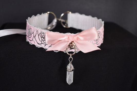 Pink Roses Choker