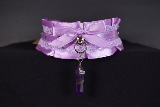 Lavender Amethyst Choker