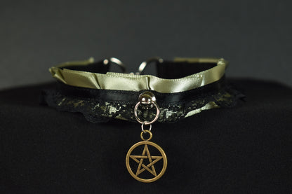 Green Pentacle Choker