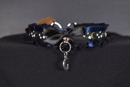 Thin Navy Sky Choker 2