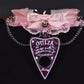 Pink Ouija Lace Choker