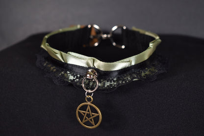 Green Pentacle Choker