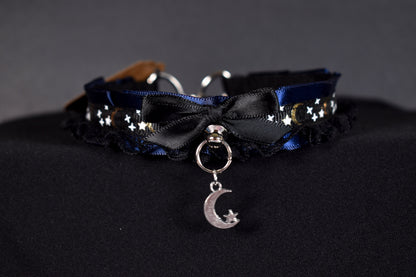 Thin Navy Sky Choker 2