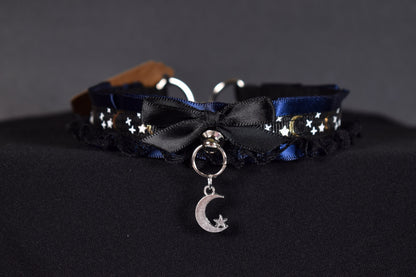 Thin Navy Sky Choker 2