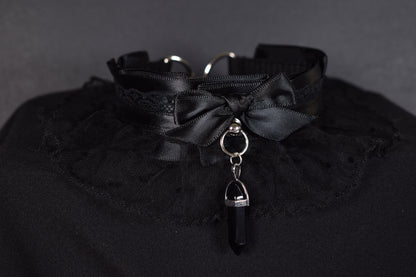 Black Large Lace Choker