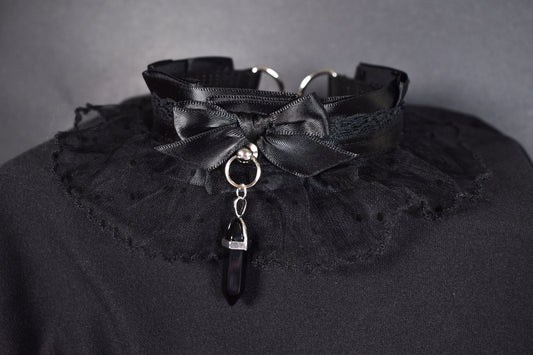 Black Large Lace Choker