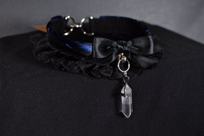 Navy Goth Choker